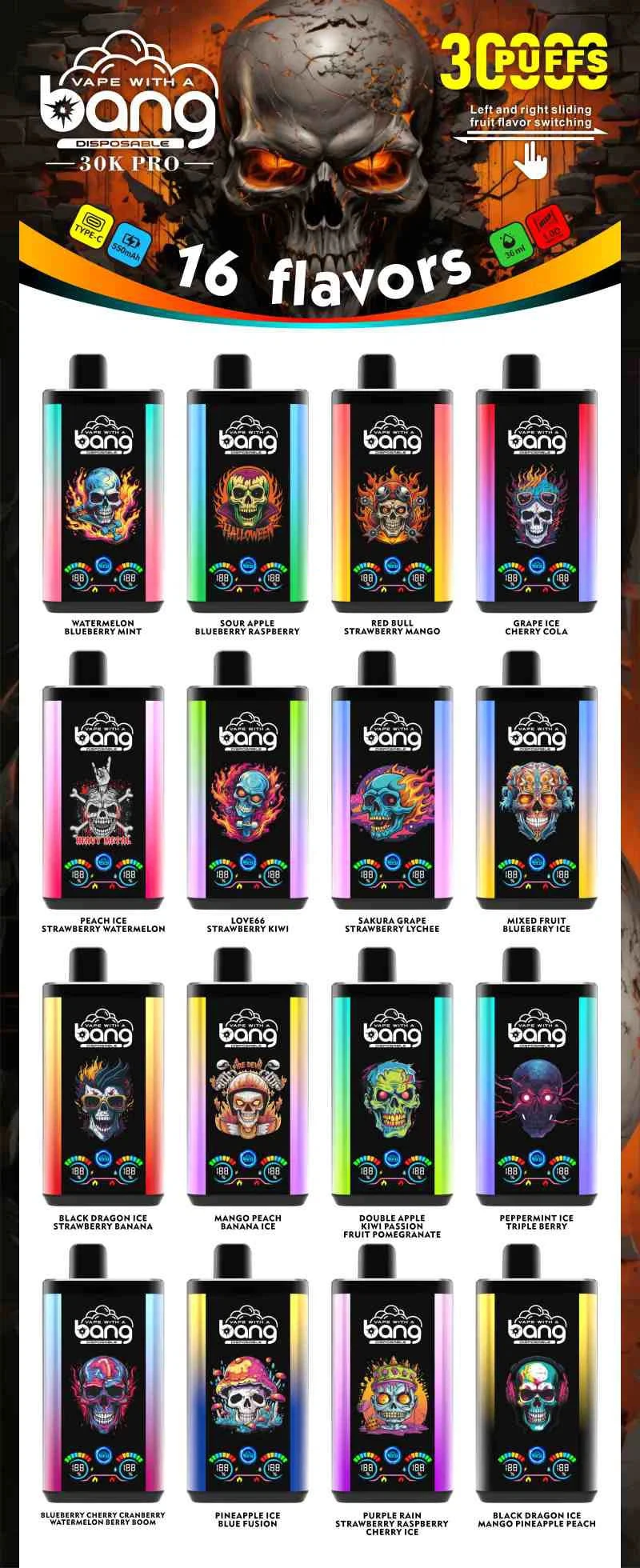 bang 30k flavors bang 30k flavors