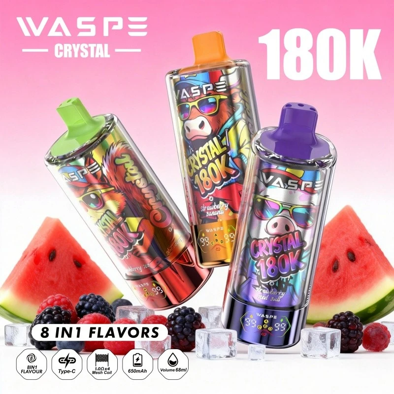 Waspe crystal 180k puffs